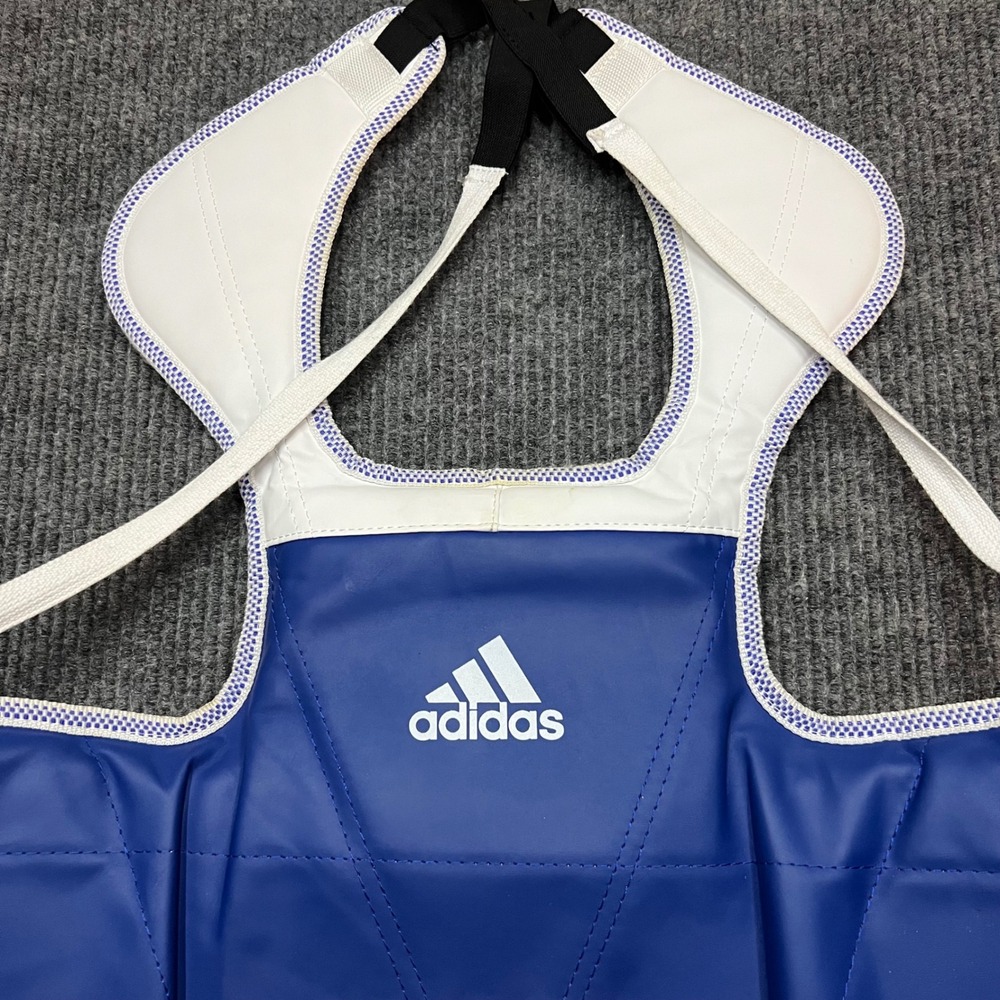 2 Adidas Taekwondo Reversible Chest Protector Hogu Set 1 3 medium small Blue WTF - Picture 5 of 10